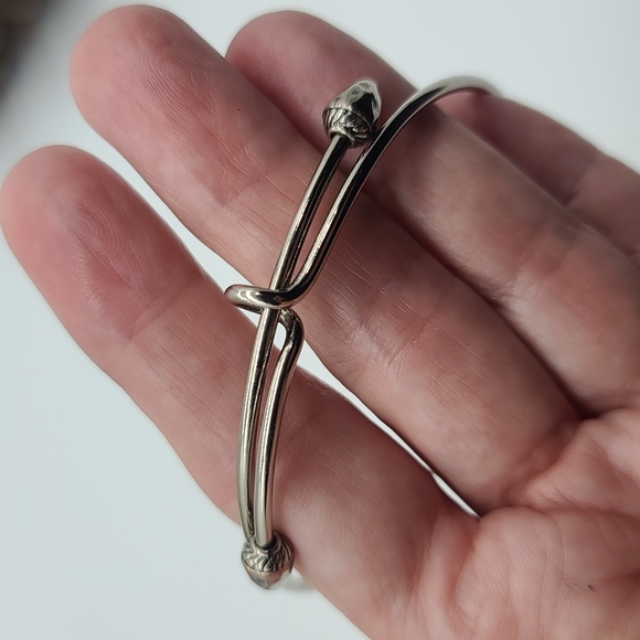 Brighton "Art & Soul Collection,"I LOVE U MOM" Scripted Son's Bangle Bracelet - Picture 5 of 10